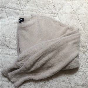 Express Cozy Balloon Sleeve Cropped Sweater NWOT